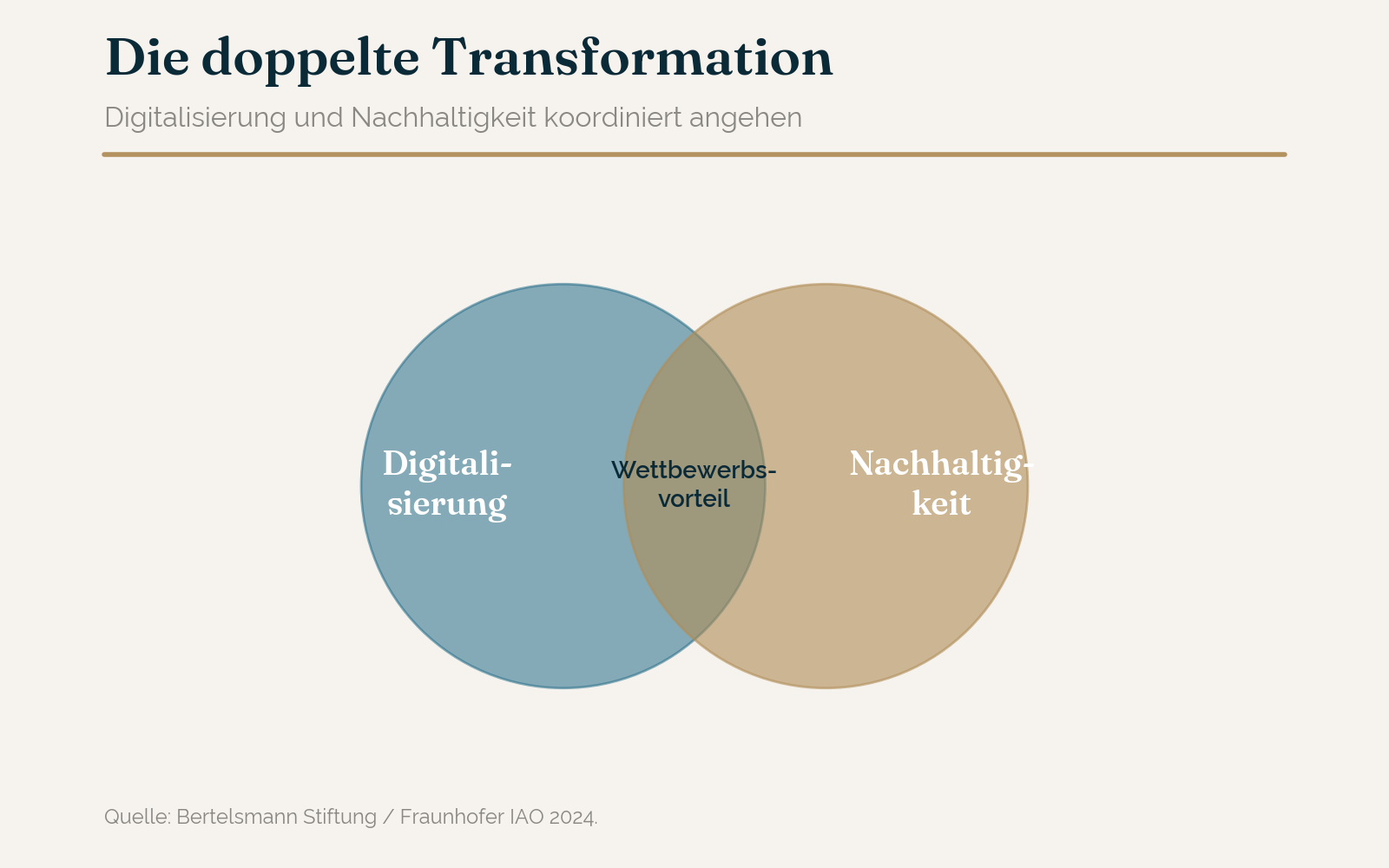 Die doppelte Transformation: Nachhaltigkeit und Digitalisierung verstärken sich gegenseitig